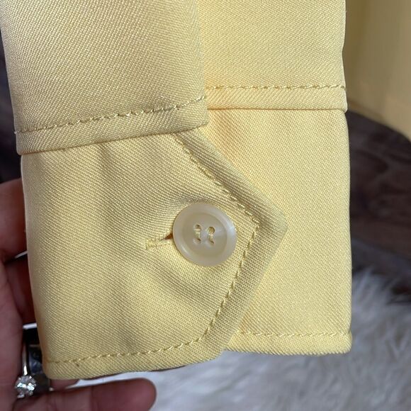 McGregor Women’s Lightweight Button Up Vintage Jacket, Size 42, Yellow - Picture 7 of 9